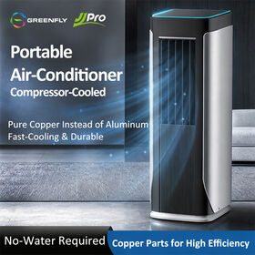 JJPRO GREENFLY Floor Standing Portable Air Conditioner 12000 BTU Mobile AC with Remote Control