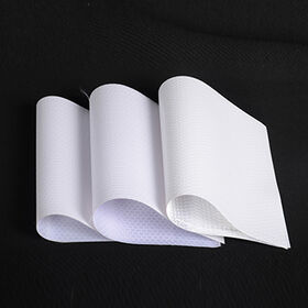 Flex reflective white advertisement banner printing materials