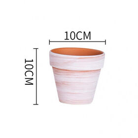 Wholesale Garden Home Decoration Red Pottery Pot: Ceramic Flower Succulent Plant Pots