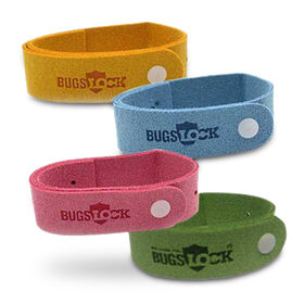 Colorful Insect-repellent Wristband with 100% Natural Citronella and Lavender Essential Oil