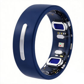 Marsfit ECG & SpO2 Health Ring Silver Gold Black 5ATM Ip68 Waterproof 24hour Scientific Sleep Monitor HRV ceramic AI Smart Rings