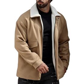 Custom Logo Plus Size Luxury Cashmere Winter Men Overcoat