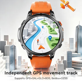 1000mAh GPS Smartwatch with WhatsApp Reply IP68 Waterproof Flashlight 500+ Watch Faces