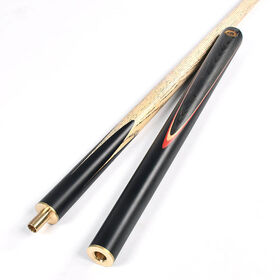 57 Inch 3/4 Joint Ash Wood 10mm Tip Snooker Billiard Cue Stick