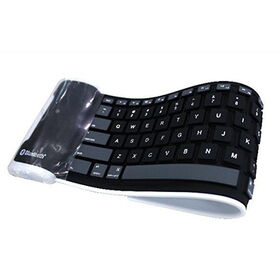 Silicone Foldable Mini Wireless Bluetooth Keyboard, For iOS Android Windows, Universal