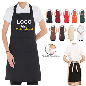 Unisex Cotton Kitchen Bartender Chef Cooking Apron