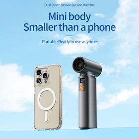 Premium Wholesale Handheld Turbo Fan 5000Pa Suction Power 130000RPM Motor Vacuum Blower Inflator 4000mAh Battery Mini Fans fun