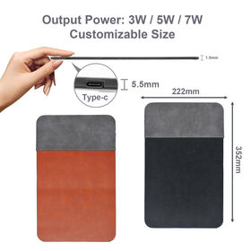 Best Manufacturer Wholesale 5W 10W 15W Wireless Charging Mouse Pad For Phone Earphones Smart Watch fun