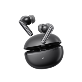 QCY B2B Supplier Bluetooth Wireless Earphones 56dB Adaptive Dual-Driver Hi-Res with 6-Mic and MEMS IPX5 Custom EQ Bluetooth 6.0