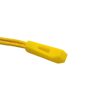 Novel Yellow Zipper Pull Cord for Garment Accessories Plastic and Rubber Blend Fashion Sport Casual Wear
