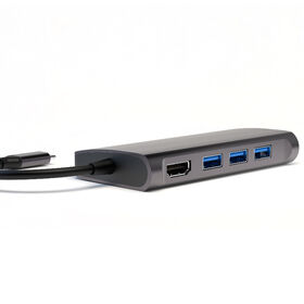 8 in 1 USB Type C HUB , for Laptop DP ALT Mode USB C to HDMI PD 3.0 USB 3.0 Card Reader Rj45 Adapter