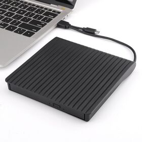 CD DVD Drive Stripe texture,USB3.0 Portable External Slim DVD-RW/CD-RW Burner Recorder, Optical Drive CD/DVD ROM Combo Writer