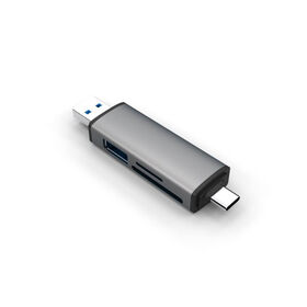 USB C Hub with SD/TF Reader,USB A and USB C to USB 3.0 Data Port ,USBC Dongle Multiport Adapter