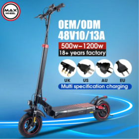T4 Big Wheel Adult Off Road Electric Scooter 500W 48V 40km/h Fast E-Scooter Factory Direct Supply EU Warehouse In Stock