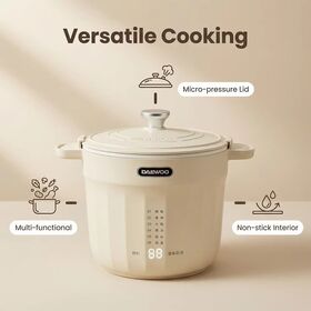 Factory Multifunctional Low Pressure Electric Rice Cooker 1.8L Smart Digital Ceramic Lining Inner Pot Household Measuring Cup