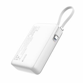 LDNIO PQ49 OEM ODM 20000mAh Power Bank Integrated USB C Cable 45W PD Fast Charging LED Display for Laptops Tablets Phones