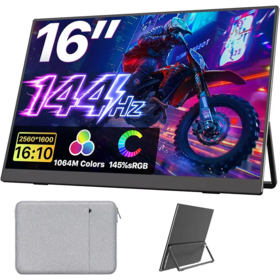 Light weight and ultra thin body design makes this computer monitor portable easy to slip into your backpack for business trips,