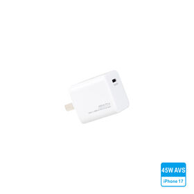 Workhorse 45W GaN Charger with AVS, Mini Power for Mobile Devices and MacBook Air, Interchangeable