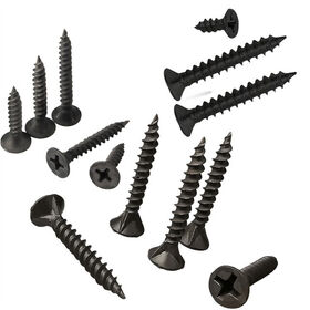 Factory Direct Supply Metric Drywall Screws, Black Wood Screw for Gypsum Board