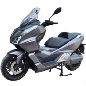 2026 10KW Electric Commuter Motorcycle 72V 180Ah CATL Battery 350km Range, 126km/h, Street Legal, Silver Gray