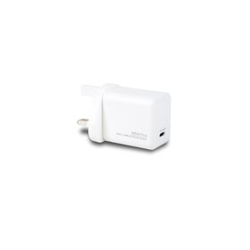 UK Standard Plug Ultra Compact GaN Charger, USB-C Fast Charger PD3.2 PPS AVS, CE Certified, Mine Travel Charger for Phone & Tablet