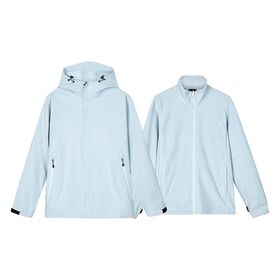 Women's Premium Outdoor Adventure 3 in 1 Jacket - Windproof Waterproof Adjustable Hood for All Weather Conditions