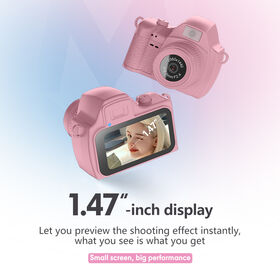 Wholesale 2K 1440P Mini Necklace Camera, 1.47" IPS Screen Wearable Pendant Camera with Multiple Filters (OEM/ODM Available) much