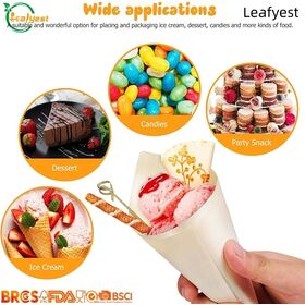 FSC-zertifizierter biologisch abbaubarer Holzkegel für Imbiss und Partys - Hersteller China