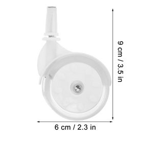 Baby Stroller Caster Wheels Replacement Universal 360 Degree Swivel Anti Slip Smooth Rolling Chair Wheel Accessories