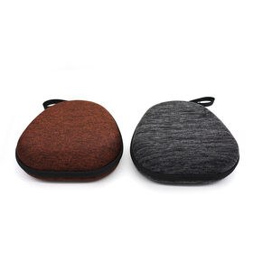 Custom EVA Hard Shell Headphone Case Waterproof Zipper Storage Pouch Portable Travel Earphone Bag With Hand Strap