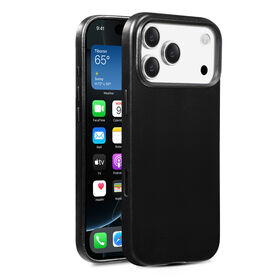 Full Grain Genuine Leather Case Metal Camera Frame Case with Metal Button Ai Button for iPhone 18 Pro/17 Pro,18 Pro Max/17 Pro Max