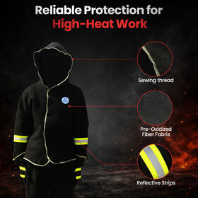Suihua Industrial Fire Resistant Pre Oxidized Fiber Welding Safety Suit