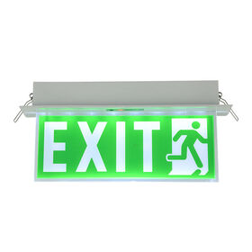 3W Metal Acrylic LED Emergency Exit Safety Sign Light