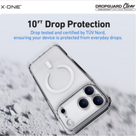 X.ONE DropGuard Ultra Clear Weiche TPU Magnetische Hülle mit Transparent | 20 Fuß Falltest für i P16 Serie Anti-Gelb