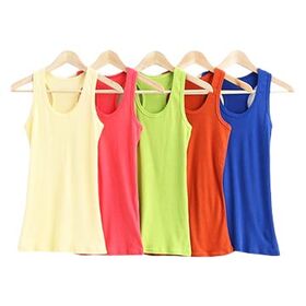 High-quality Women's Color Tank Tops, Custom Various of Styles, OEM Orders Welcomed
