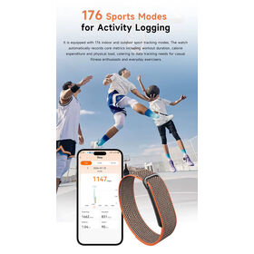 Screenless Tracker Midnight 24/7 Heart Rate & SpO2 Monitoring Pedometer 30-day Battery IP68 Waterproof Sports IOS & Android APP