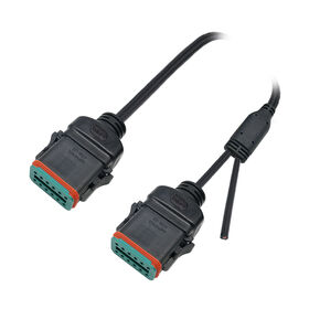 Amphenol AT06-12SA-BLK to Amphenol AT06-12SA-BLK connector cable