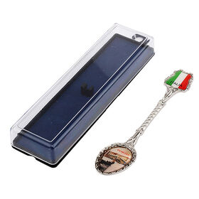 Custom Enamel Metal Spoon Tourist Souvenir With Logo