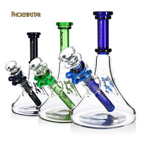 7.5 inches Wholesale Price New Designed Factory New Hot Phoenix Star Glass Water Pipe