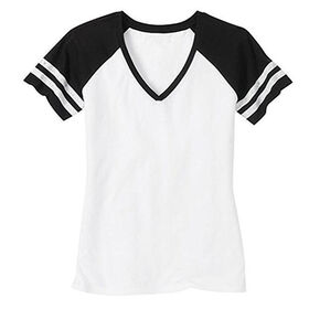 Soft Fabric V-Neck T-Shirts with Customizable Designs