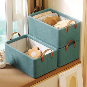 Foldable Fabric Drawer Apparel Organization Storage Wardrobe Interior Bins