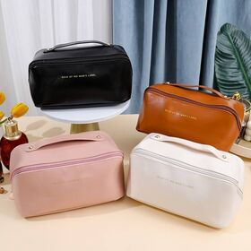 Waterproof PU Leather Professional Travel Cosmetic Organization Interior Storage Bags