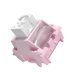 Kailh, Linear CP Keyboard Switch(Juliet), Pink shaft with white core, For Keyboard