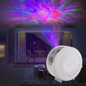 Modern Nebula RGB LED Lamp ABS USB Plug-In Powered Starry Sky Projection Moon Toy Night light for Bedroom Living Room Gift
