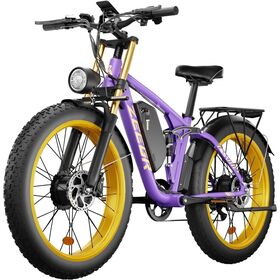 Free Shipping 2000W Electric Ebike Dual Motor Adults Mountain Bicycle 26" Fat Tire MTB 35MPH