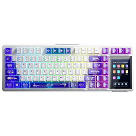 AULA L99 Clavier mécanique personnalisé intelligent, connectivité Tri-Mode personnalisable, structure de joint Clés complètes échangeables à chaud