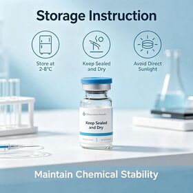 Professional Manufacturer Supply Lab Research Grade Peptide Powder Lyophilized Biochemical Raw Material Customized Packaging Avail