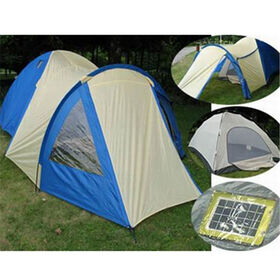 Eco-Friendly Solar Beach Tent with Solar Panel and Battery