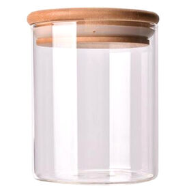 Sealed glass food jar