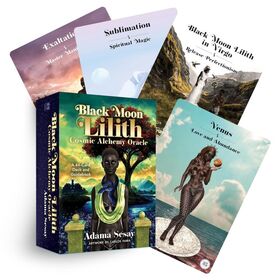 Black Moon Lilith Cosmic Alchemy Oracle Cards Deck And Illustrated Guidebook Wholesale B2B Sales Product New